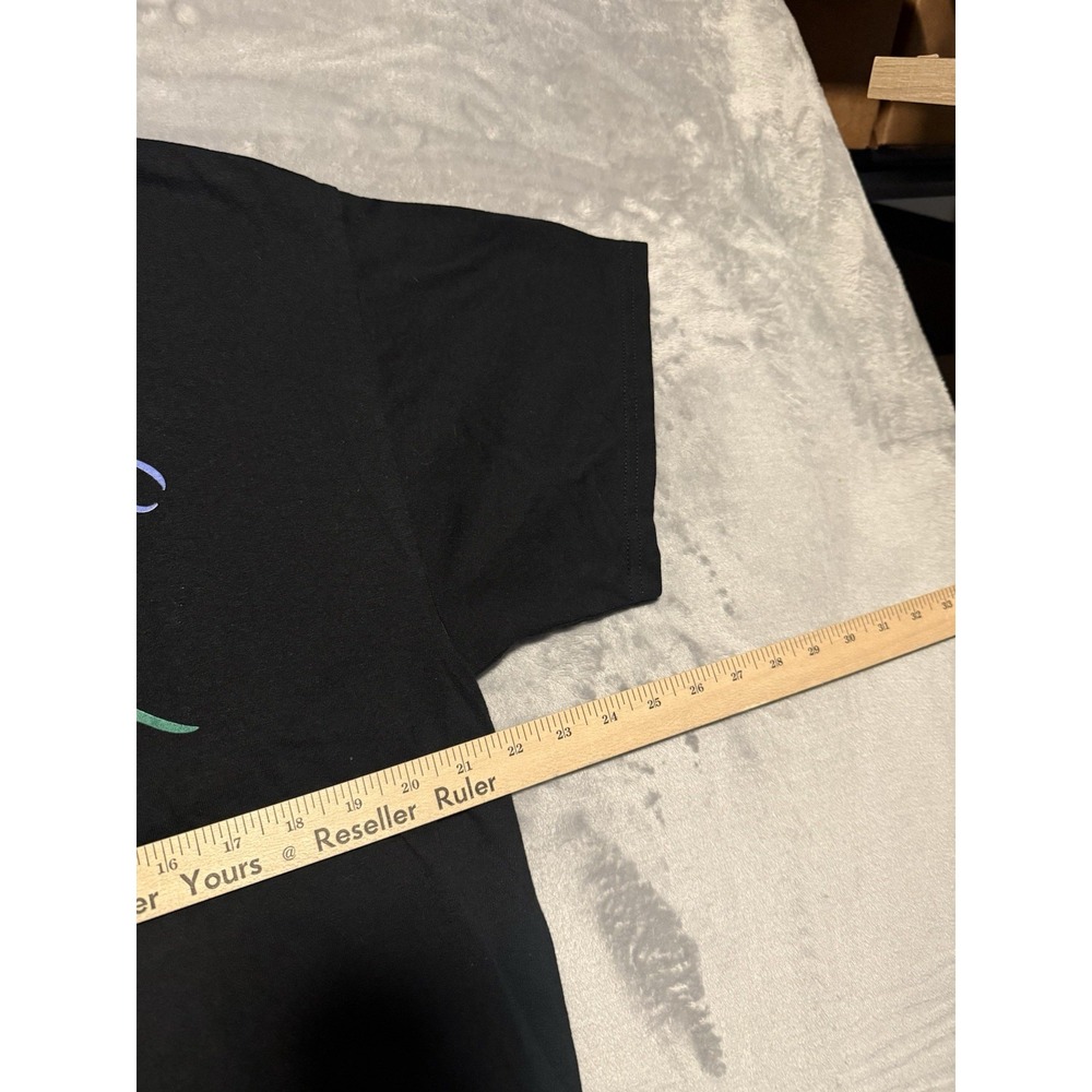 VTG 90S KENTUCY DERBY HORSE RACING SHIRT ART GRAPHIC PRINT BLACK FADED SIZE XL - Picture 2 of 5